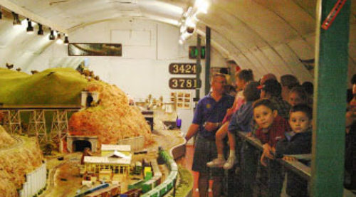 people visiting the Napa Valley Model Railroad